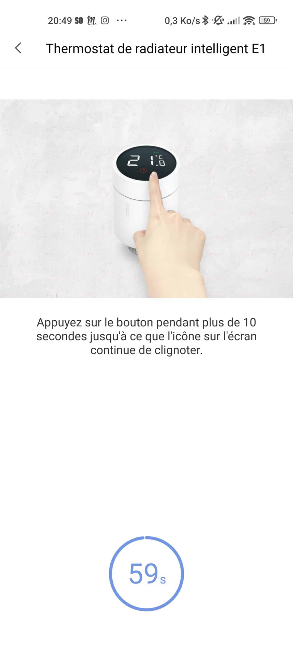 Xiaomi Aqara Radiator Thermostat E1 - Tête thermostatique ZigBee pour  radiateur à eau compatible Jeedom, eedomus et AQARA