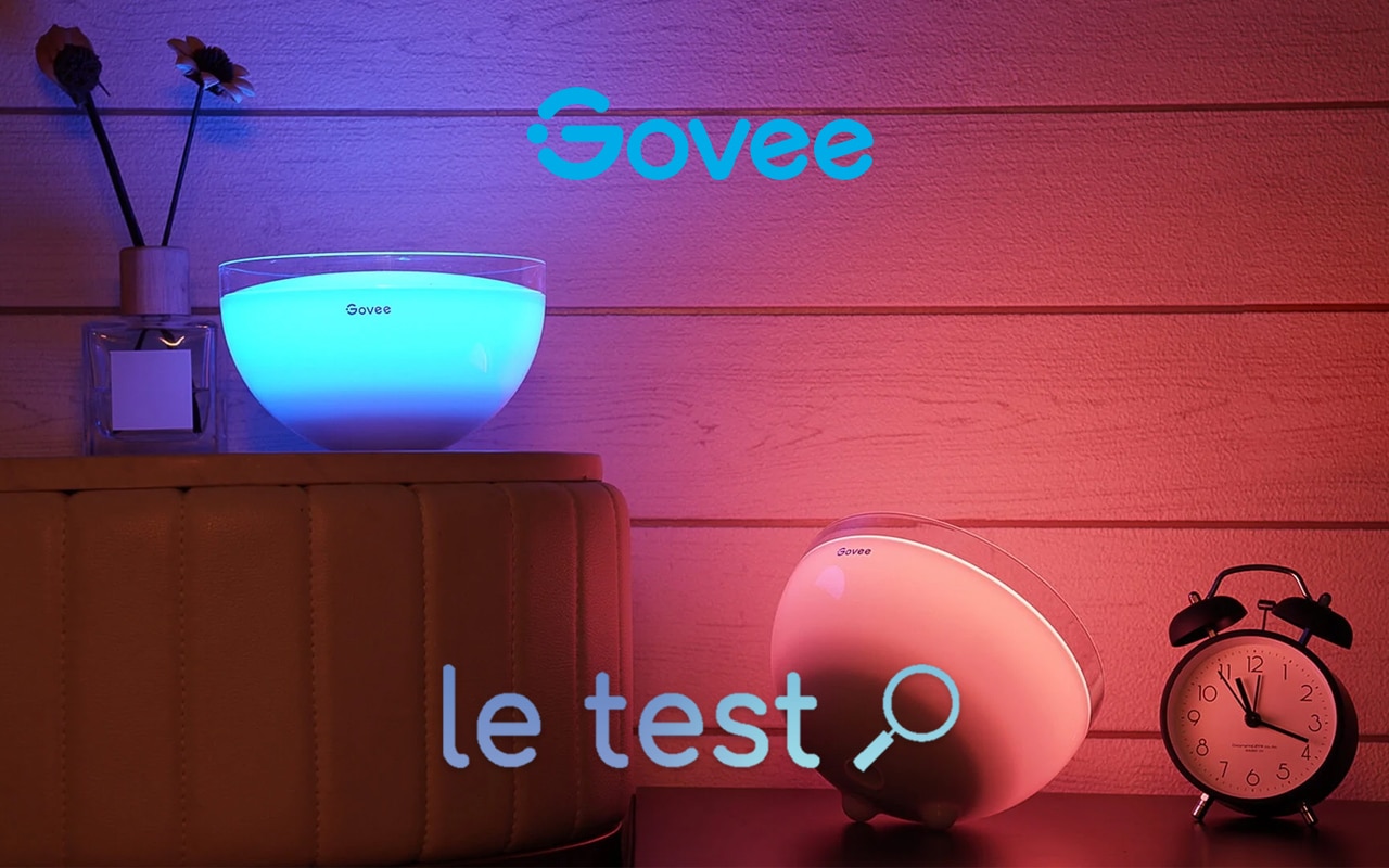 Test Govee H6058, une lampe portable connectée et autonome grâce à
