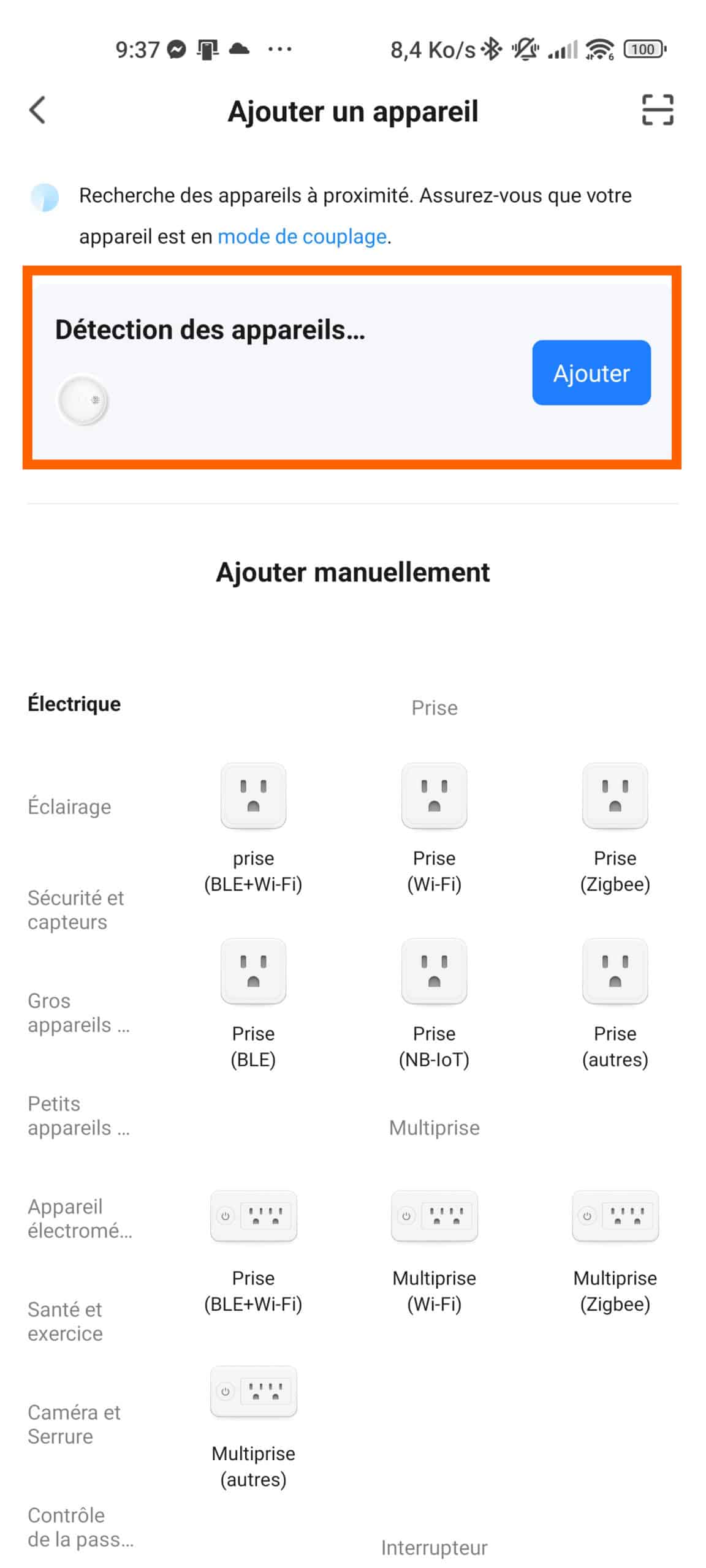 DETECTEUR DE FUMEE WIFI & BLUETOOTH. Compatible Tuya