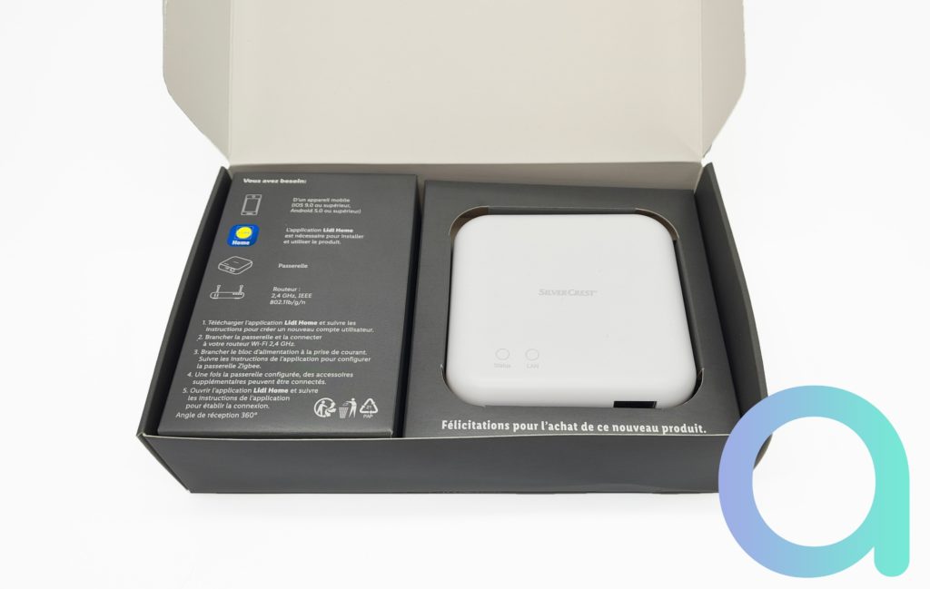 Le Hub SilverCrest permet la prise en charge des produits ZigBee sous Smart Life