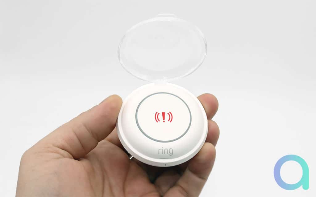 Le bouton Ring est protégé par un capot en plastique