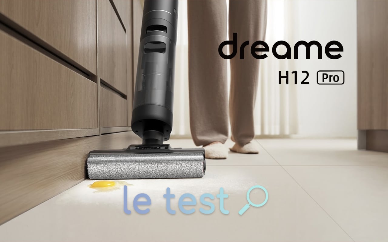 Dreame H12 Dual : aspiration et lavage des sols avec un seul