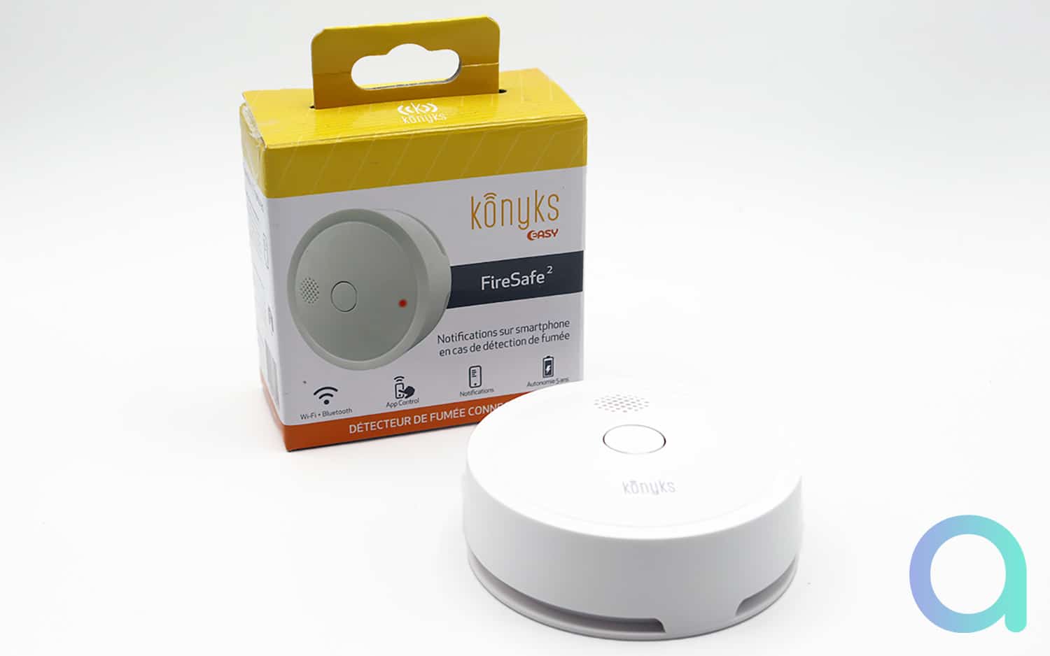 Test du Konyks FireSafe 2, un détecteur de fumée Wi-Fi compact – Les  Alexiens