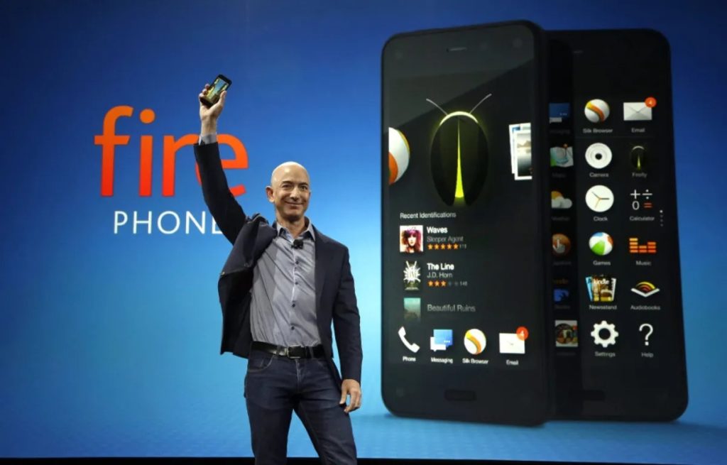 Amazon Fire Phone présenté par Jeff Bezos