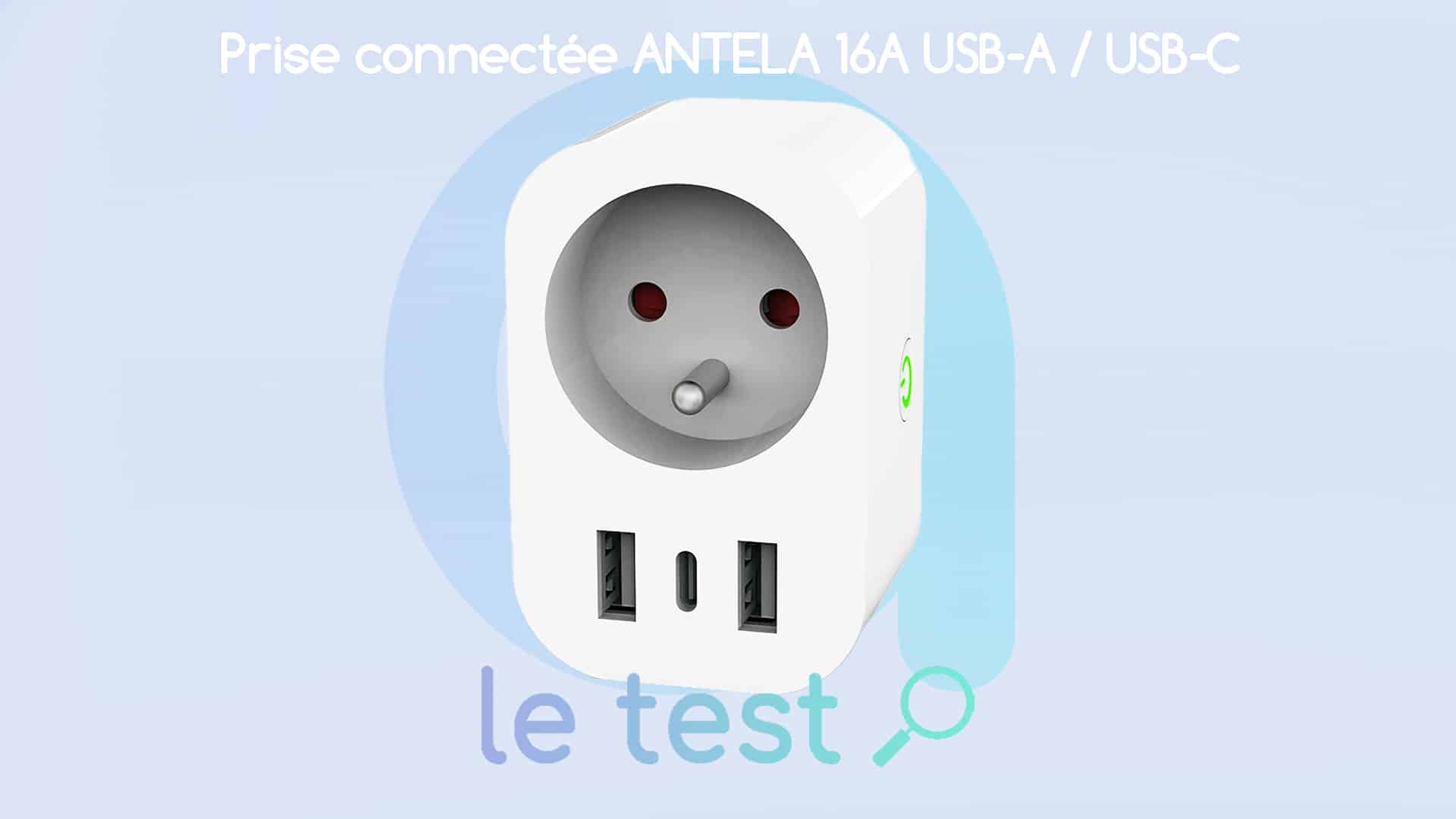 Prise Connectée Compatible Alexa Google Home USB Prise EU