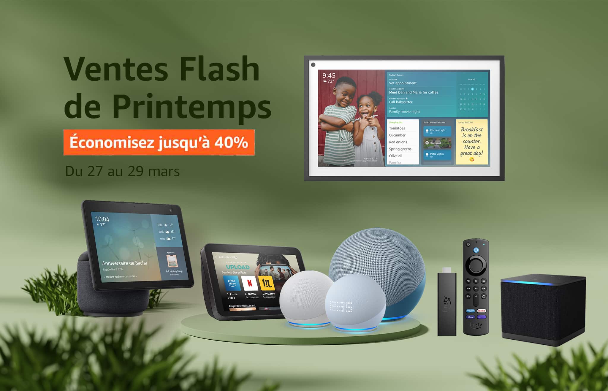 Amazon célèbre le printemps avec Alexa, Echo et Fire TV – Les Alexiens