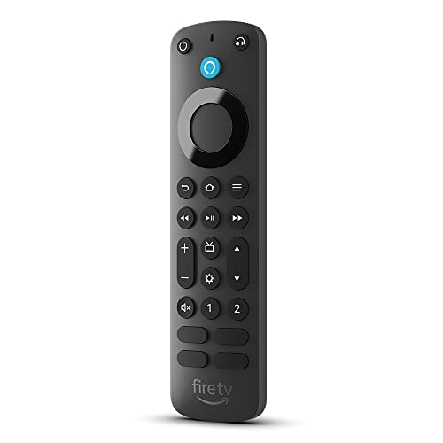 Découvrez la télécommande vocale Alexa | Pro avec fonctionnalité de localisation de la télécommande, boutons de contrôle de la TV et rétroéclairage des boutons | Appareil Fire TV compatible requis