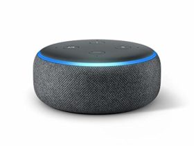 Echo Dot (3ème génération), Enceinte connectée avec Alexa, Tissu anthracite