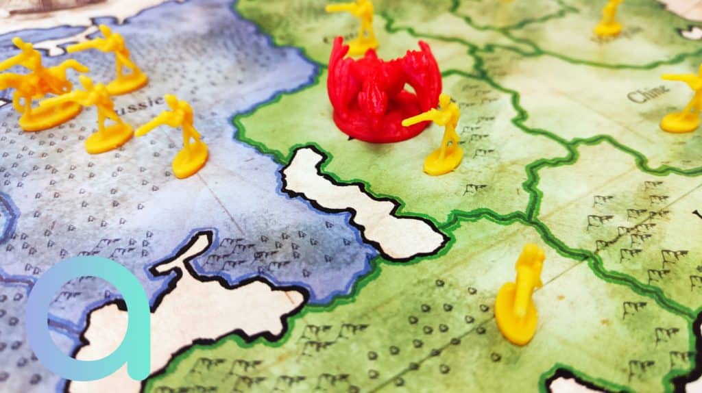 Le dragon à 2 têtes du jeu Risk Dragon Edition