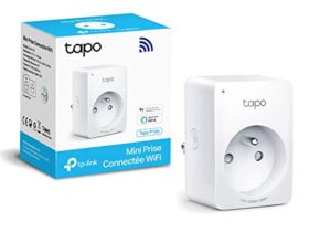 Tapo Prise Connectée WiFi, Prise Intelligente compatible avec Alexa et Google Home, 10A Type E, Contrôler le radiateur, la cafetière, la lampe à distance, aucun hub requis, Tapo P100(FR) 1 Pack