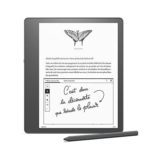 Kindle Scribe | Le premier Kindle destiné à la lecture et à l'écriture, avec un écran Paperwhite 10,2" 300 ppp | Stylet basique | 16 Go