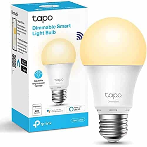 Tapo Ampoule LED Connectée Tapo L510E, ampoule led E27 Blanc Chaud 2700K 8.7W 806Lm, ampoule led compatible avec Alexa et Google Home