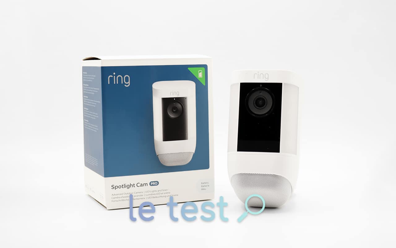 Test Ring Spotlight Cam Pro, la caméra d'extérieur haut de gamme d' –  Les Alexiens