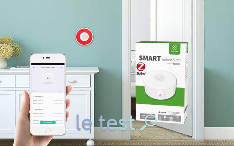 Notre avis sur la sirène Woox Smart Indoor fonctionnant en ZiBee