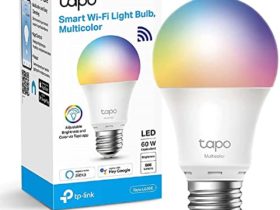 TP-Link Ampoule LED multicolore intelligente WiFi, ampoule E27 compatible avec Alexa et Google Home, 806 lumens, 8,7 W, aucun hub requis, télécommande via l'application Tapo (Tapo L530E)