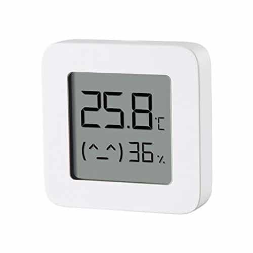 Xiaomi Mi Temperature and Humidity Monitor 2 thermomètre d'intérieur connectée Blanc, écran LCD 1,5", Bluetooth, Batterie Longue durée - Version française