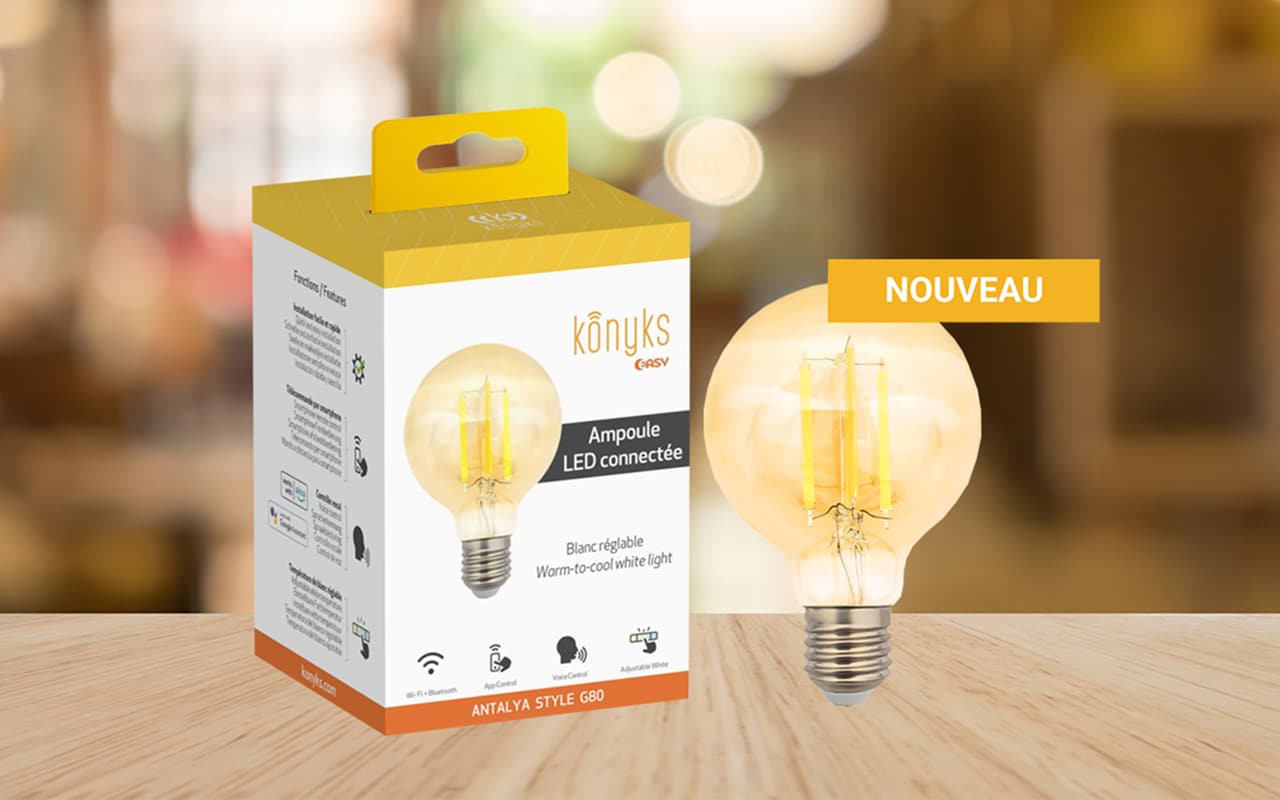 Konyks lance une nouvelle ampoule vintage Antalya Style G80 – Les Alexiens