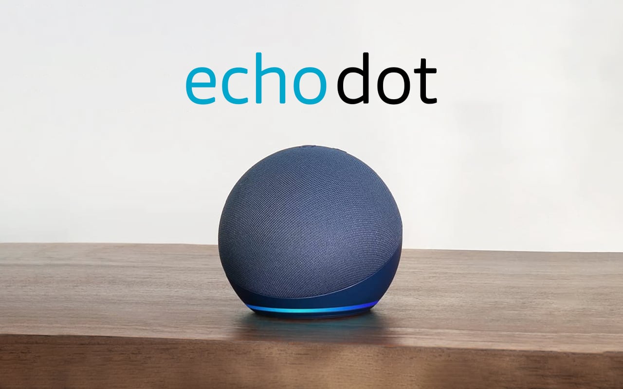 Echo Dot (5e génération, version 2022) avec horloge
