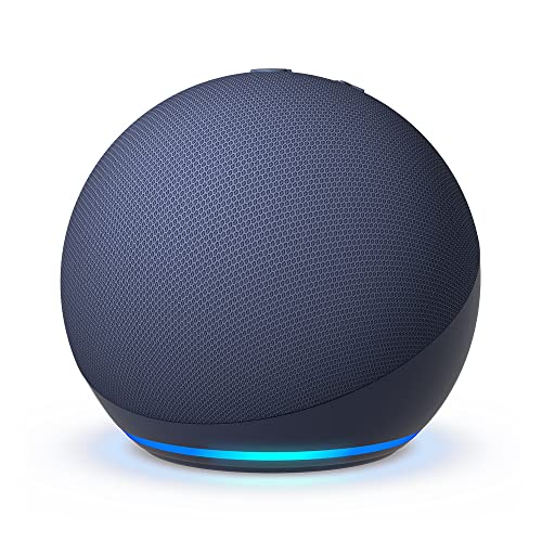 Echo Dot (5e génération, modèle 2022) | Enceinte Bluetooth connectée avec Alexa | Bleu marine