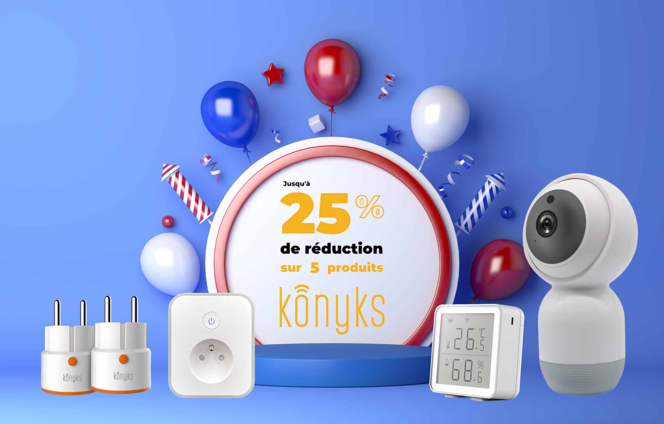 Sélection d'objets connectés Konyks à prix cassés pendant les French Days