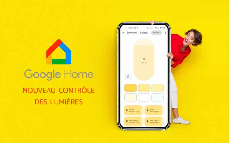 Google ajoute un nouveau contrôle des lumières dans l'application Google Home 3.1