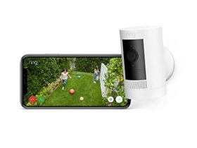 Ring Caméra Extérieure sans fil (Stick Up Cam)| Caméra de surveillance wifi HD sur batteries, audio bidirectionnel, détection de mouvements, fonctionne avec Alexa | Essai Ring Protect 30 jours gratuit