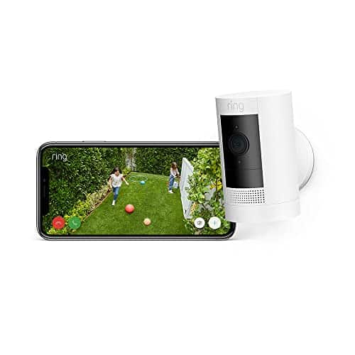 Ring Caméra Extérieure sans fil (Stick Up Cam)| Caméra de surveillance wifi HD sur batteries, audio bidirectionnel, détection de mouvements, fonctionne avec Alexa | Essai Ring Protect 30 jours gratuit