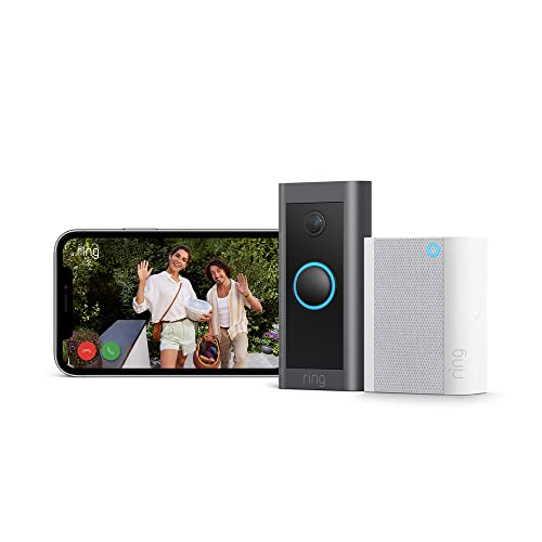 Ring sonnette vidéo filaire (Video Doorbell Wired) + Chime | Sonnette connectée avec caméra HD, visiophone, extérieur étanche, détection de mouvements, raccordée | Essai Ring Protect 30 jours gratuit