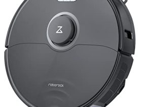 roborock S8 Aspirateur,Système de Brosse à Double Rouleau,Évitement Réactif des Obstacles en 3D,Aspiration 6000 Pa,Vibration Sonique de 3000/Min,Navigation LiDAR,Commande APP(Mise à Niveau S7,Noir)