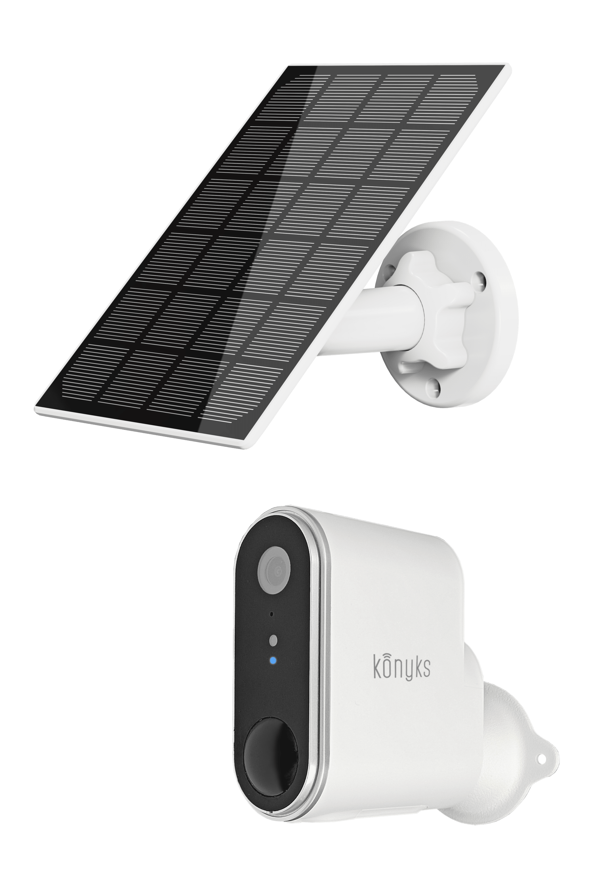 Konyks Camini Air - Caméra WIFI d’extérieur avec panneau solaire