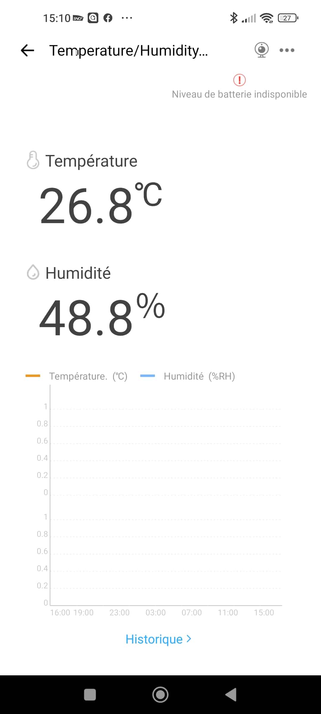 SONOFF SNZB-02 Mini Capteur ZigBee de Température et d'humidité