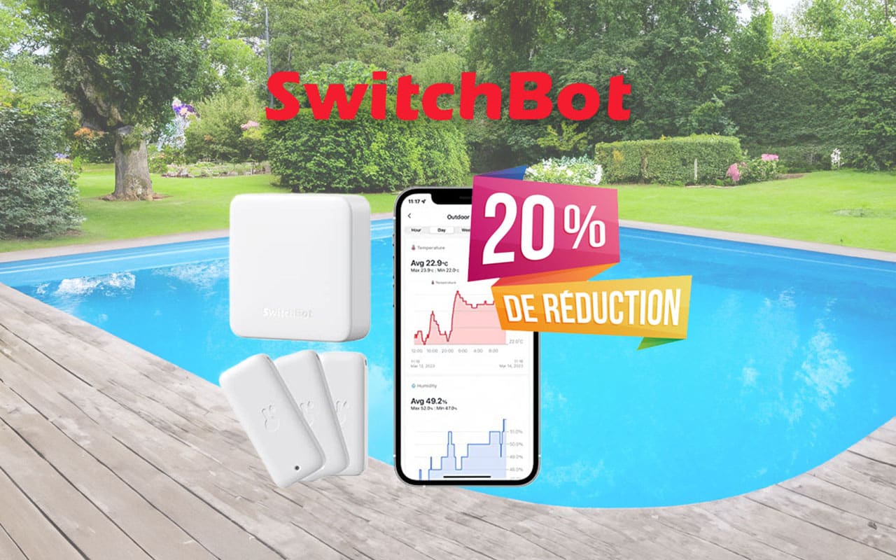 Profitez de 20% de remise sur SwitchBot Outdoor Meter