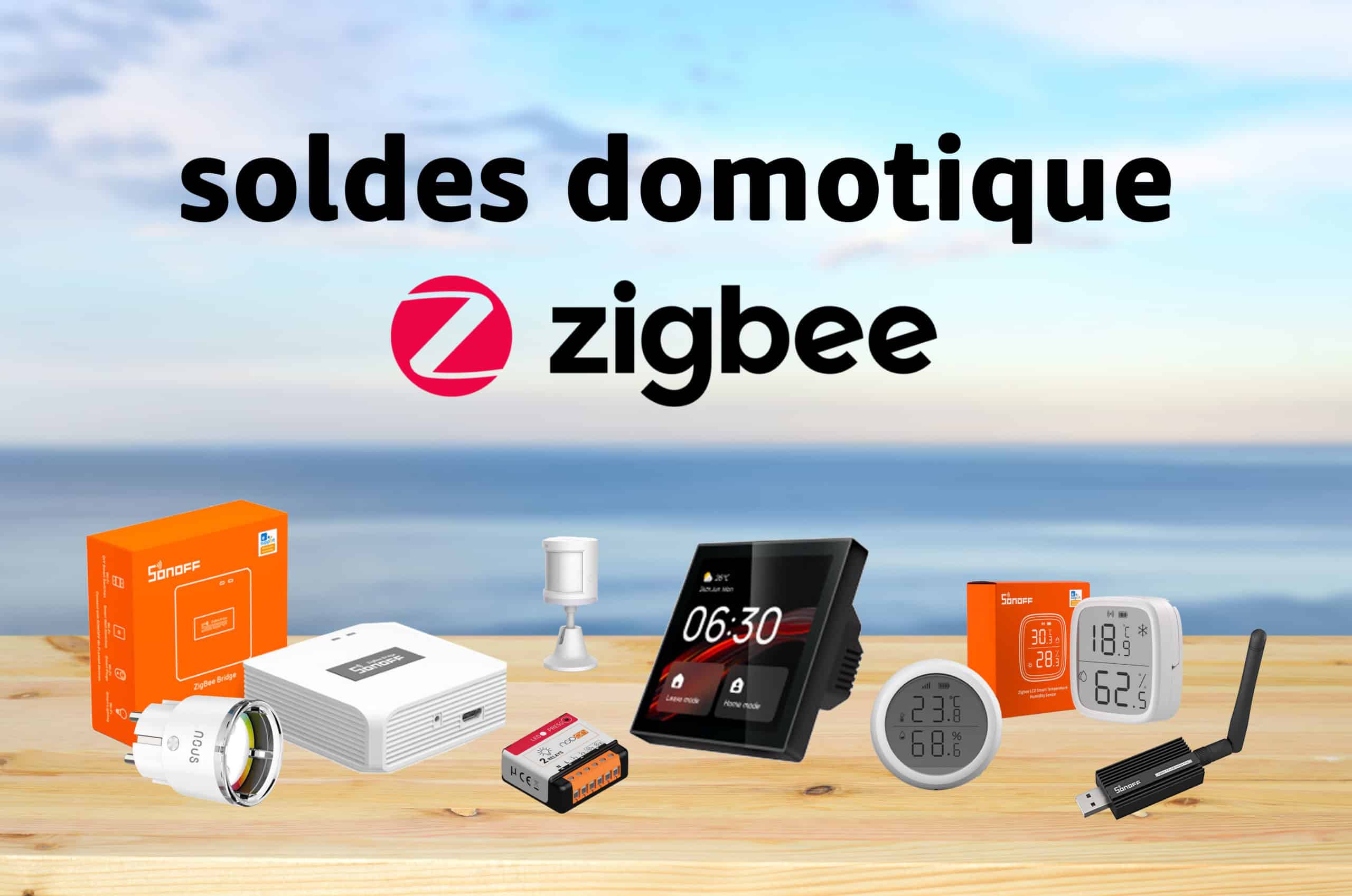 NOUS - Lot de 2x Prise intelligente Zigbee 3.0 + Mesure de consommation