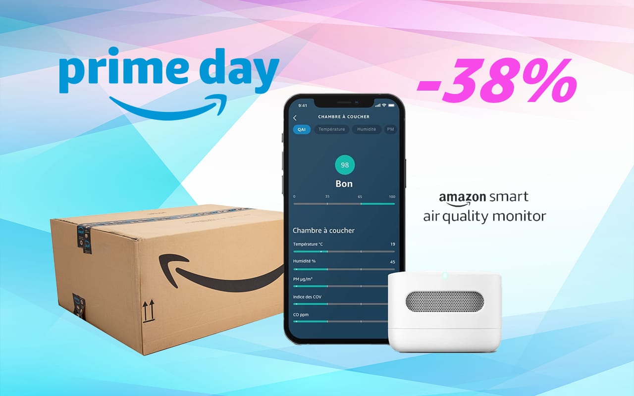 Amazon Smart Air Quality Monitor à prix Prime Day 2024