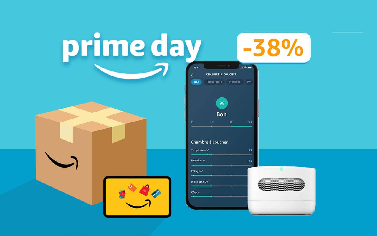 Amazon Smart Air Quality Monitor à prix cassé en accès anticipé Prime Day 2023