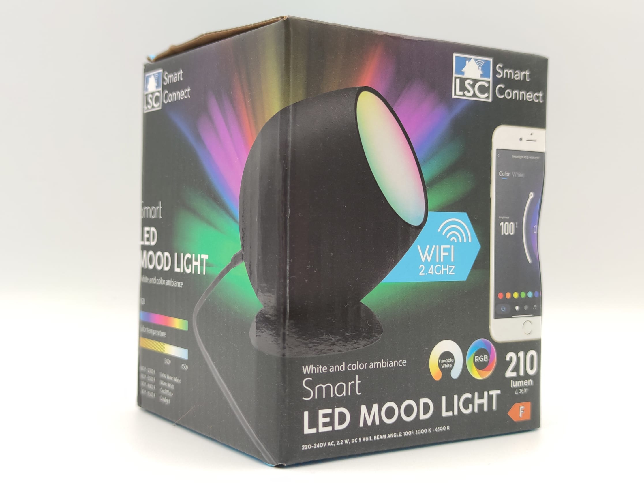 LSC SMART CONNECT: Ampoule LED RGB Wifi et connectée des magasins Action 