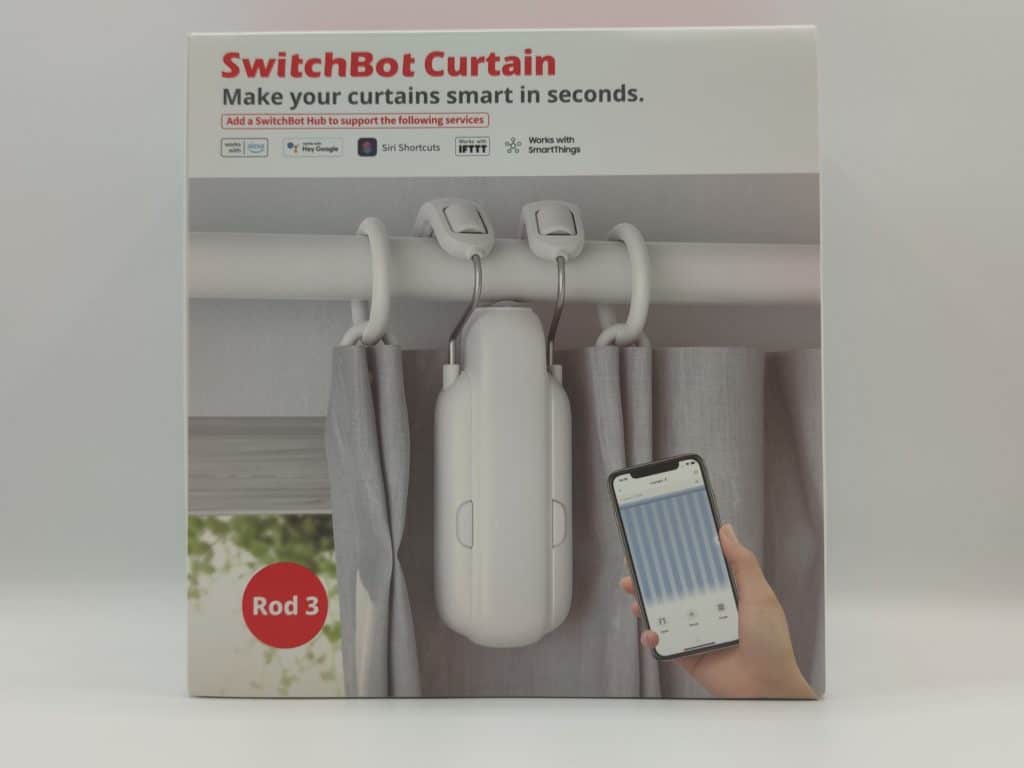 Le nouveau moteur de rideau SwitchBot curtain 3 version Rod