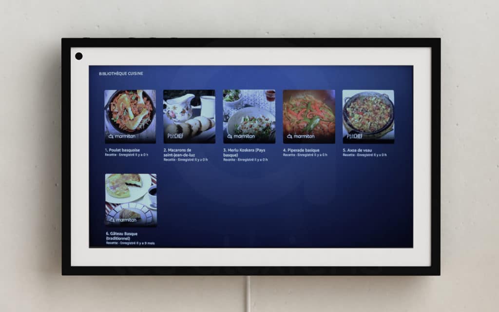 Une nouvelle bibliothèque cuisine sur l'application Alexa
