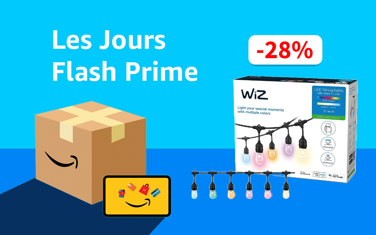 Wiz-guirlande Wi Fi de 15m IP65
