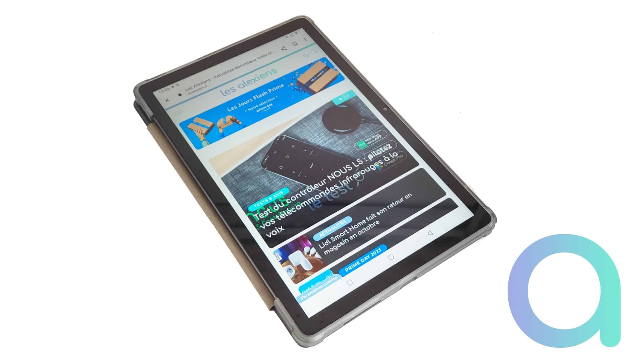 Tablette tactile Blackview Tab 50 WiFi Tablette Tactile 8 pouces HD  8Go+128Go/SD 1To 5580mAh WiFi 6 Tablette PC Android 13 Gris Avec Clavier K1