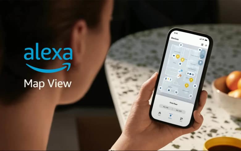 Map View est une nouvelle expérience dans l'application Alexa