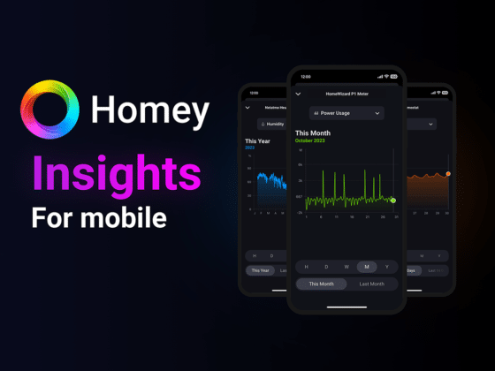 Athom BV annonce le lancement de Homey Insights pour l'application iOS et Android