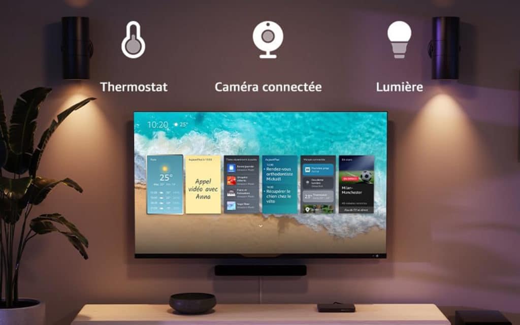 Affichage de la domotique Alexa sur Fire TV Stick 4K Max