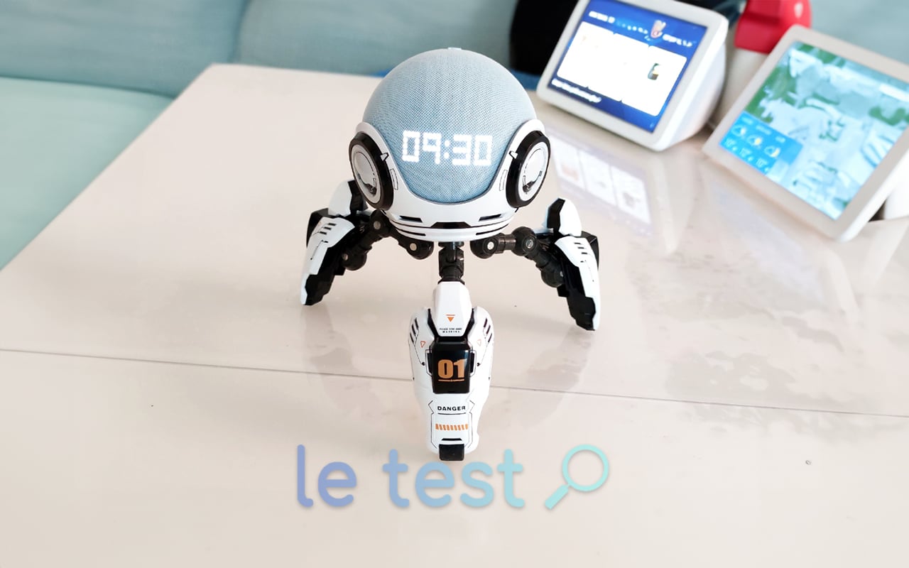 Madatop Support Echo Dot(4e/5e Génération), Compatible avec HomePod Mini  Stand, Forme de Robot Support de Haut-Parleur de Bureau Alexa, Convient  pour la Cuisine, la Salle de Bain et la Chambre : 