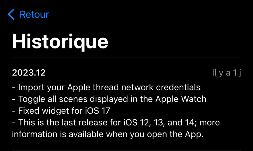 Home Assistant annonce la fin de support pour iOS 12/13/14