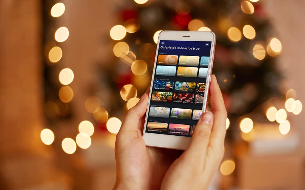 10 nouvelles scènes de Noël dans l'app Philips Hue