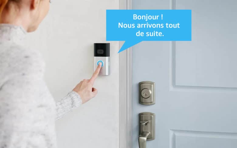 Ring lance les réponses rapides en français sur ses sonnettes connectées