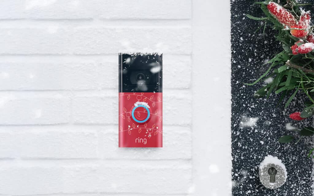 Ajoutez une touche de magie à votre Ring Doorbell pour Noël