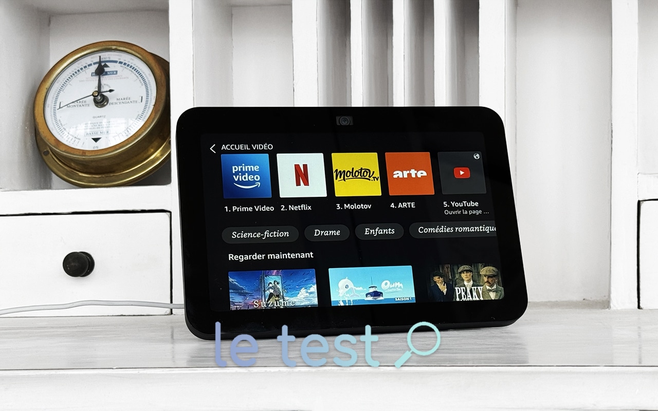 Test Echo Show 8 (2023) : notre avis après un an d'utilisation