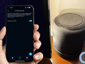 L'option de contrôle vocal local d'Echo Studio sur l'application Alexa